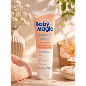Baby Magic Delicate Wash Almond Blossom Hypoallergenic Oat Aloe Shea 8.6 oz New